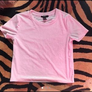 BABY PINK CROP TOP‼️